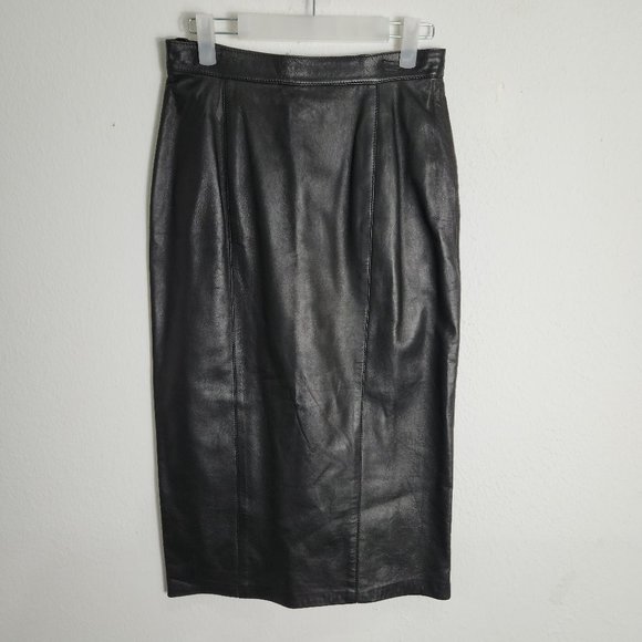 Lucas Italian Terry Fitted Midi Skirt